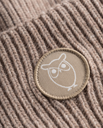 KnowledgeCotton Apparel Big Rib Beanie Kelp Melange