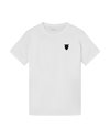 KnowledgeCotton Apparel Owl Chest Embroidery T-Shirt Bright White