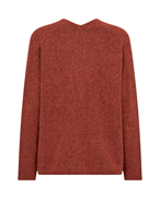 Mos Mosh Thora V-Neck Knit Burnt Ochre