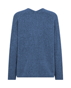 Mos Mosh Thora V-Neck Knit Quiet Harbor