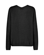Mos Mosh Thora V-Neck Knit Black