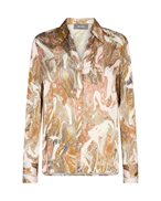 Mos Mosh Letena Marble Shirt Burlwood