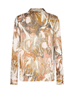 Mos Mosh Letena Marble Shirt Burlwood