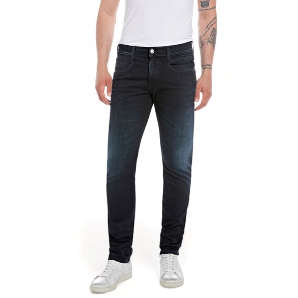 REPLAY Anbass Hyperflex Jeans Blue grey Y90
