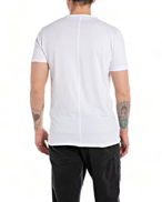 REPLAY Raw Cut Jersey T-Shirt White