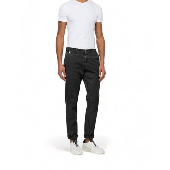 REPLAY Benni Hyperflex Chinos Black