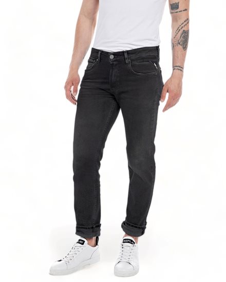 REPLAY Grover Hyperflex Jeans Black Grey E01