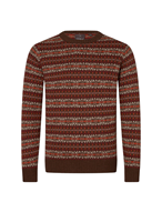 Oscar Jacobson Pete Roundneck Hazelnut Brown