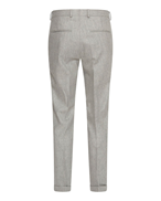 Oscar Jacobson Denz Turn Up Trousers Light Grey
