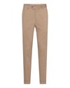 Oscar Jacobson Denz Turn Up Trousers Beige