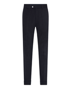 Oscar Jacobson Denz Turn Up Trousers Navy