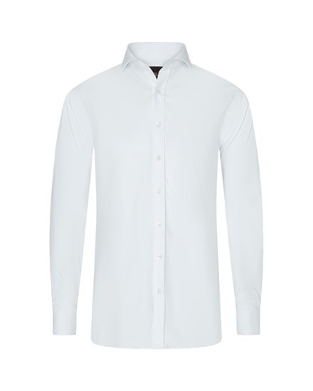 Oscar Jacobson Reg Fit Cut Away Shirt White