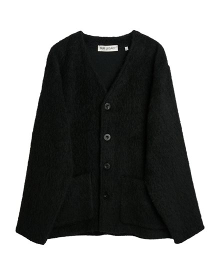 Our Legacy Cardigan Mohair Black