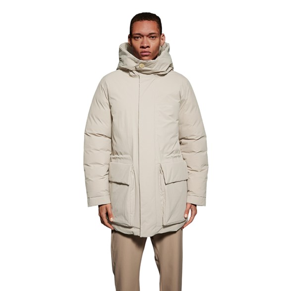 Elvine Povel Lt Weight Taslan Jacket Oyster