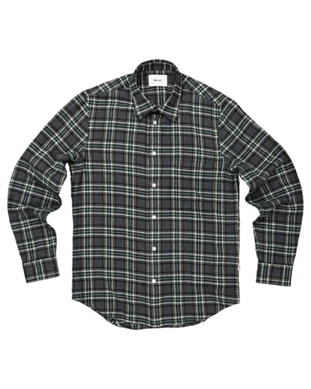 NN.07 New Arne Shirt Grey Check