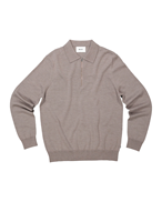 NN.07 Sergio Merino Zip Polo Stone 6605