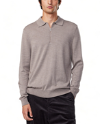 NN.07 Sergio Merino Zip Polo Stone 6605