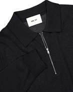 NN.07 Sergio Merino Zip Polo Black 6605