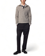 NN.07 Carl Half Zip Beige