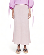 Rodebjer Flora Knitted Skirt Pink Melange