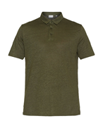 KnowledgeCotton Apparel Regular Linen Polo Forest Night