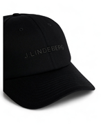 J.Lindeberg Elijah Cotton Logo Cap Black