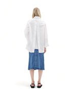 InWear Pheiffer Denim Skirt Mid Blue