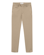 Les Deux Como Herringbone Suit Pants Walnut