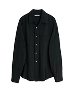 Our Legacy Coco Shirt Washed Black Air Cotton