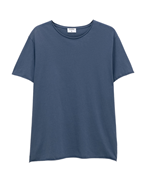 Filippa K Roll Neck Tee Dawn Blue