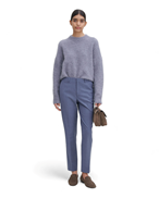 Filippa K Emma Cropped Wool Pants Dusty Blue