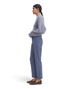 Filippa K Emma Cropped Wool Pants Dusty Blue