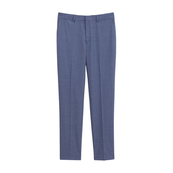 Filippa K Emma Cropped Wool Pants Dusty Blue