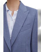 Filippa K Sasha Cool Wool Blazer Dusty Blue