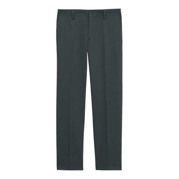 Filippa K Elastic Waist Tailored Trousers Green Melange