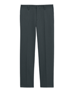 Filippa K Elastic Waist Tailored Trousers Green Melange