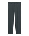 Filippa K Elastic Waist Tailored Trousers Green Melange