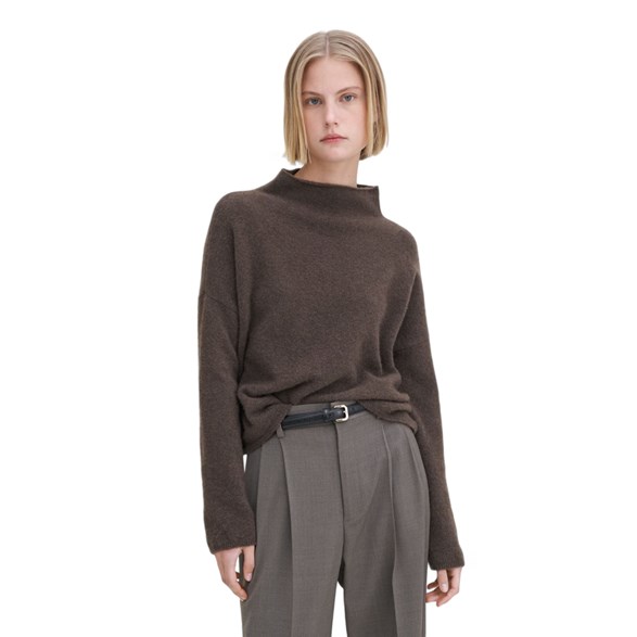 Filippa K Mika Yak Funnelneck Sweater Driftwood