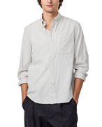 NN07 Arne BD Shirt Sea Stripe