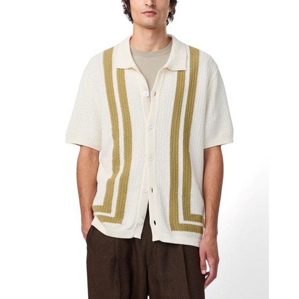 NN07 Ares Knit Shirt Ivory