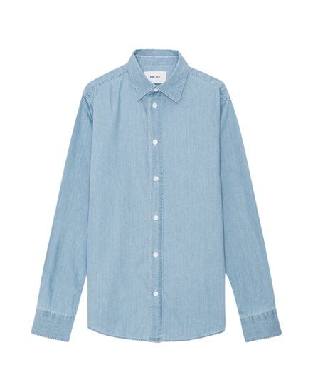 NN07 Colby Shirt Bleach Indigo