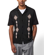 NN07 Henry SS Shirt Black