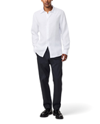 NN07 Enzo Linen Shirt White