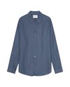 NN07 Enzo Linen Shirt Bering Sea