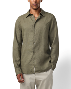 NN07 Enzo Linen Shirt Capers