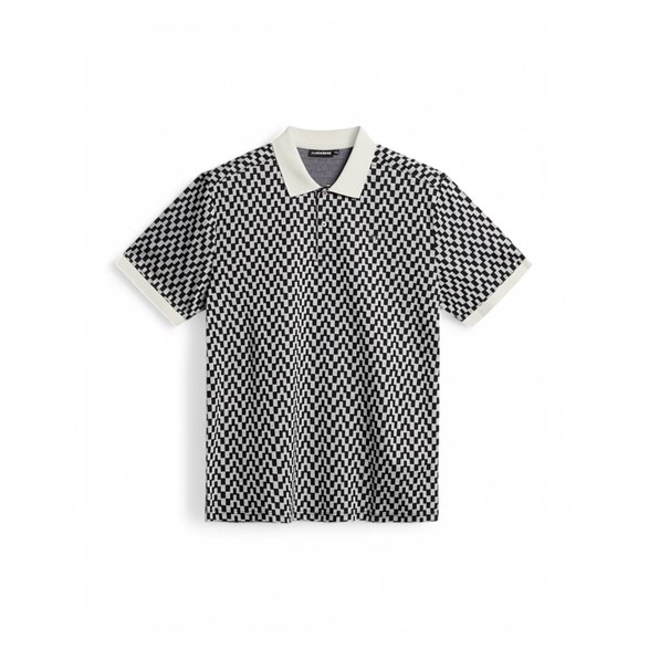 J.Lindeberg Devon Jacquard Polo Moonbeam