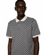 J.Lindeberg Devon Jacquard Polo Moonbeam