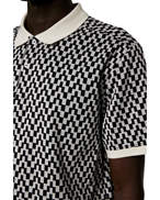 J.Lindeberg Devon Jacquard Polo Moonbeam