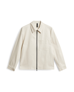 J.Lindeberg Julius Cotton Twill Overshirt Moonbeam