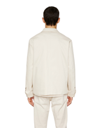 J.Lindeberg Julius Cotton Twill Overshirt Moonbeam
